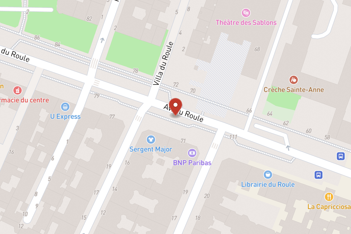 Plan de situation — 138 Avenue du Roule