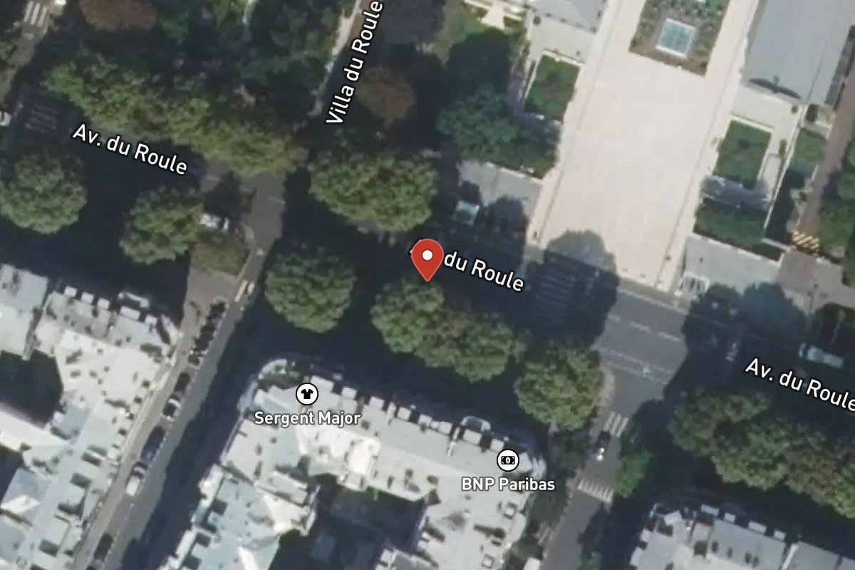 Vue satellite — 138 Avenue du Roule