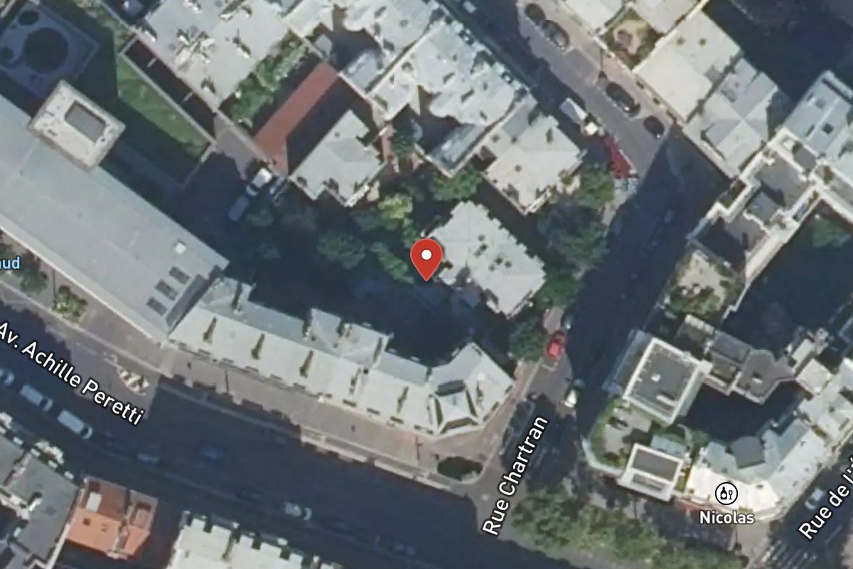 Vue satellite — 148 Avenue du Roule