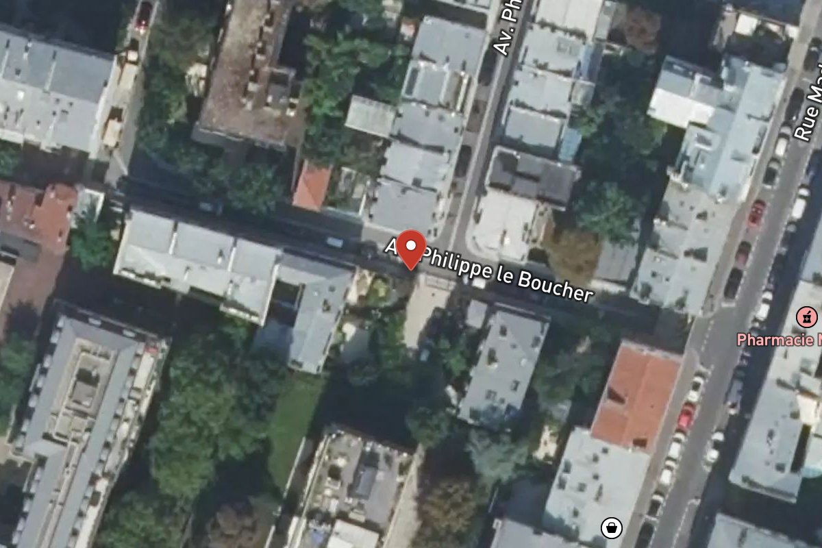 Vue satellite — 15 Avenue du Roule