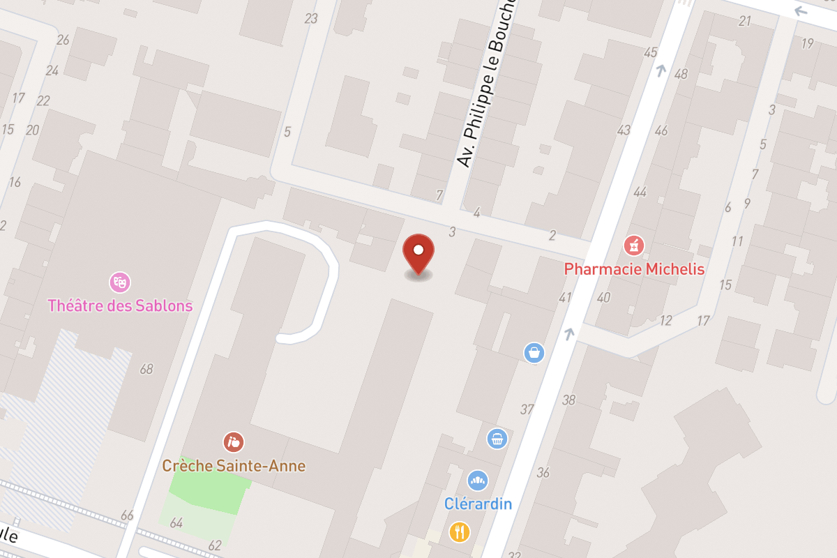 Plan de situation — 16 Avenue du Roule
