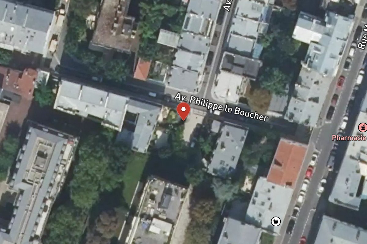 Vue satellite — 17 Avenue du Roule