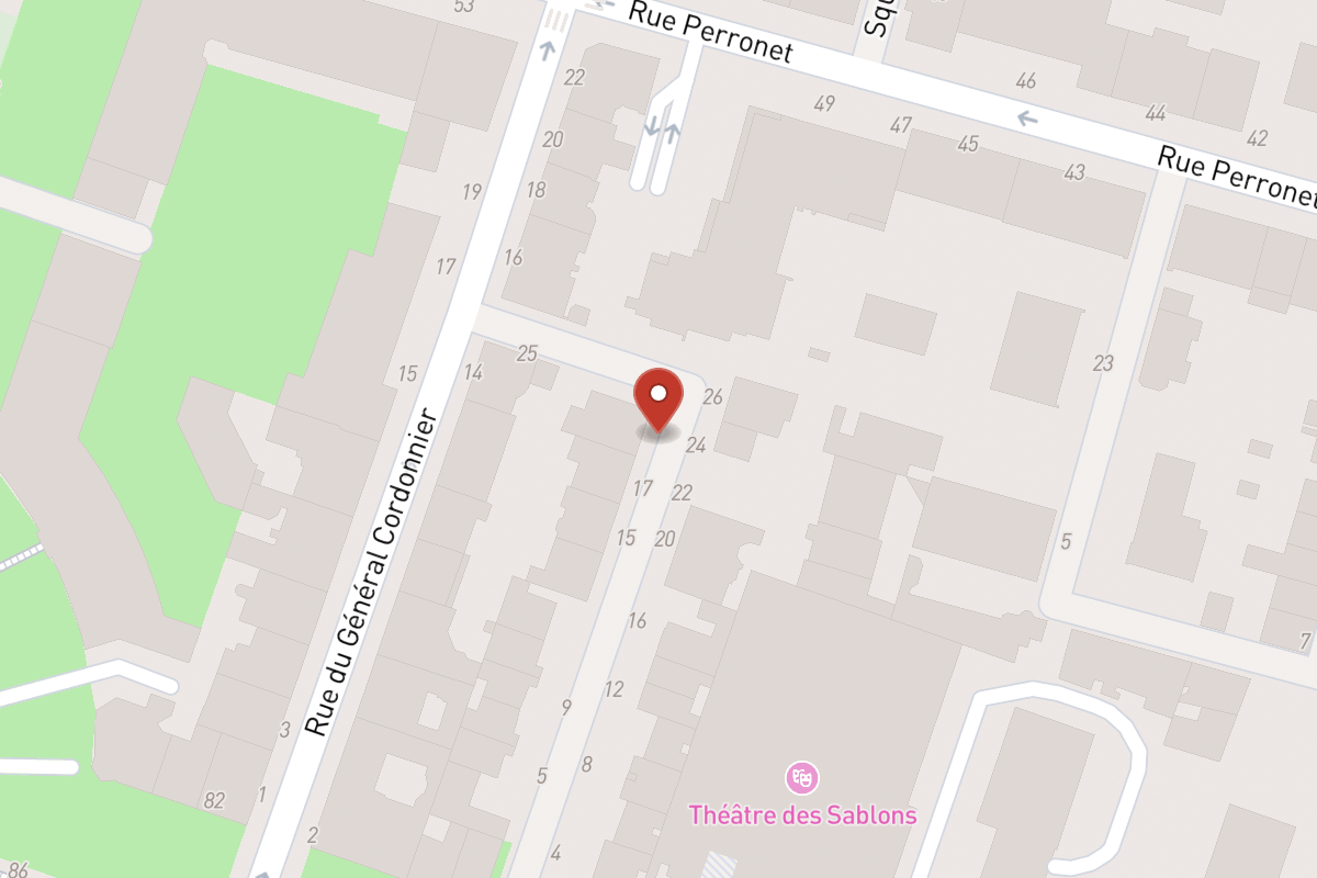 Plan de situation — 19 Avenue du Roule