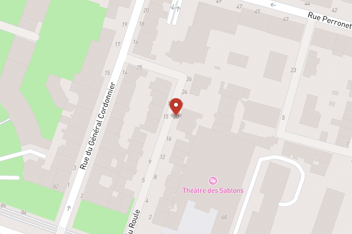 Plan de situation — 20 Avenue du Roule