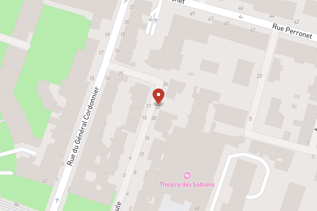 Plan de situation — 22BIS Avenue du Roule