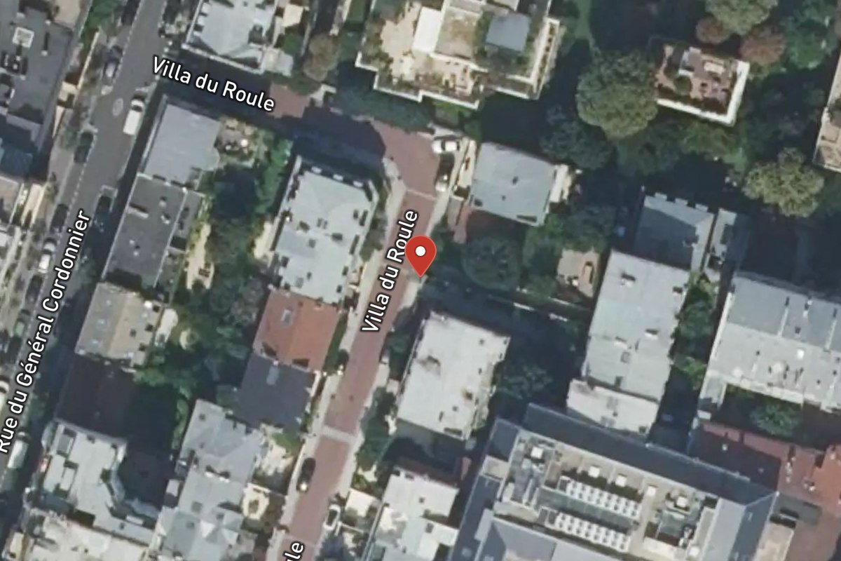 Vue satellite — 22BIS Avenue du Roule
