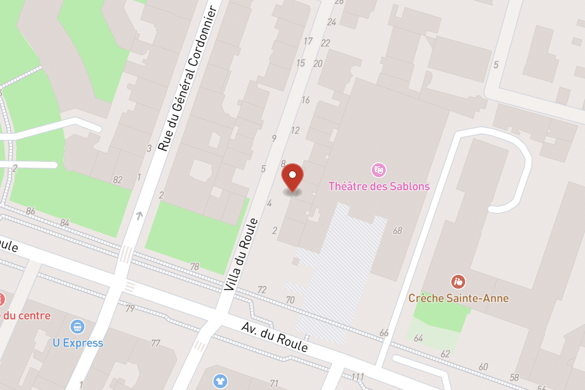 Plan de situation — 22 Avenue du Roule