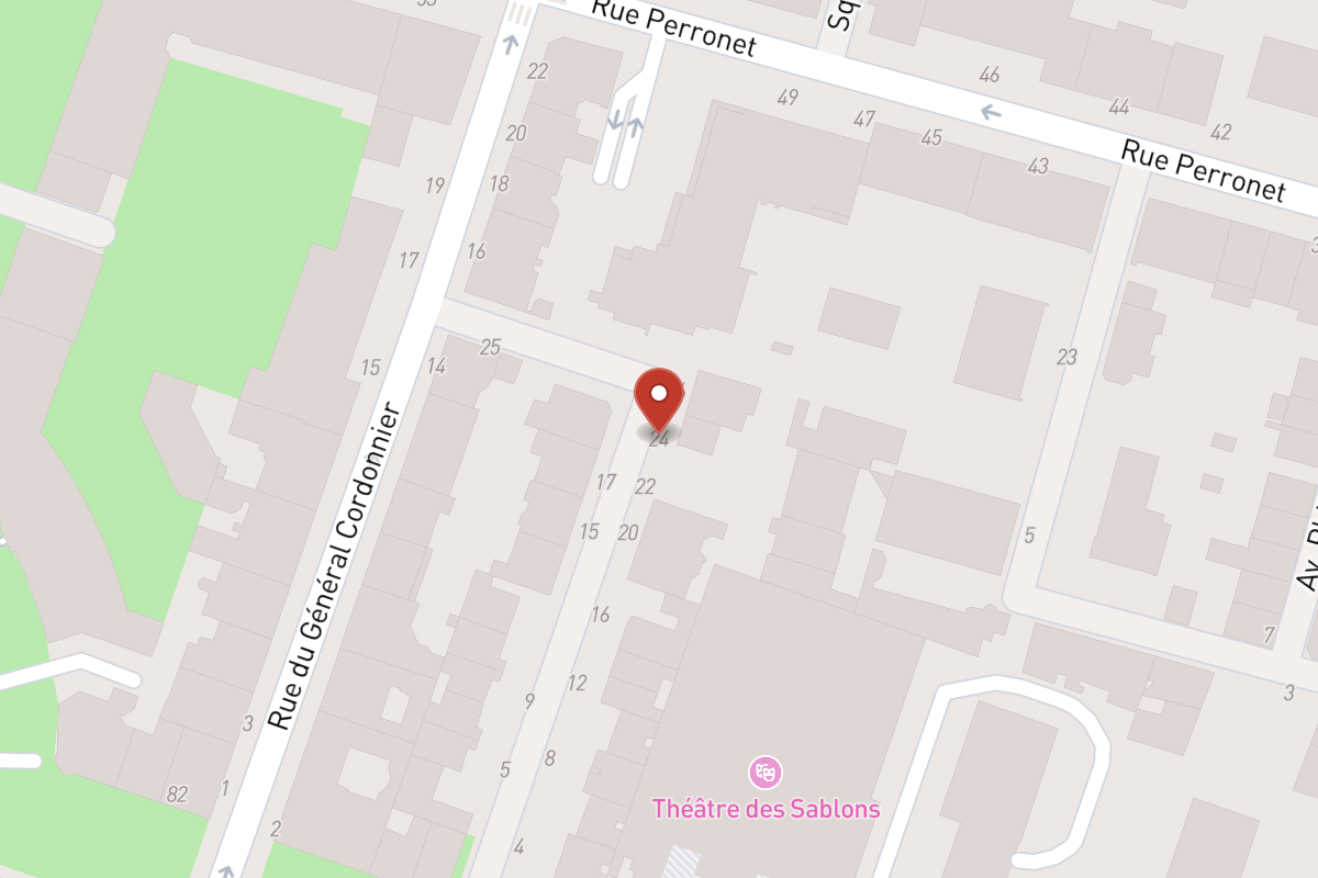 Plan de situation — 24 Avenue du Roule