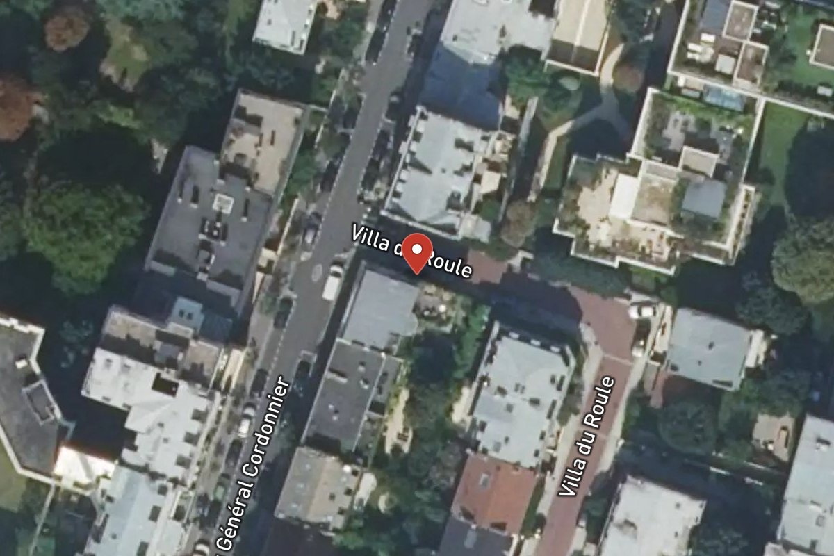 Vue satellite — 25 Avenue du Roule