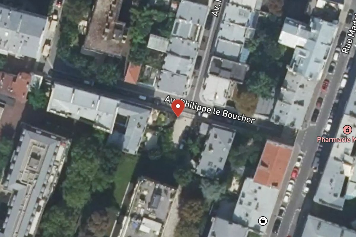 Vue satellite — 2 Avenue du Roule