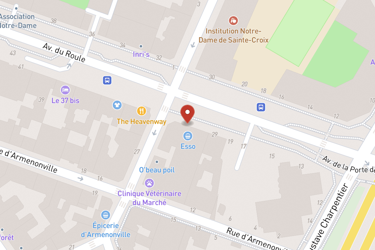 Plan de situation — 31 Avenue du Roule