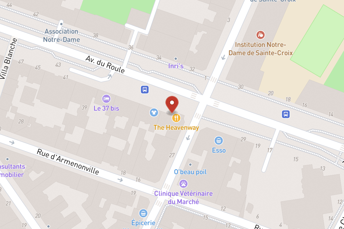 Plan de situation — 33 Avenue du Roule
