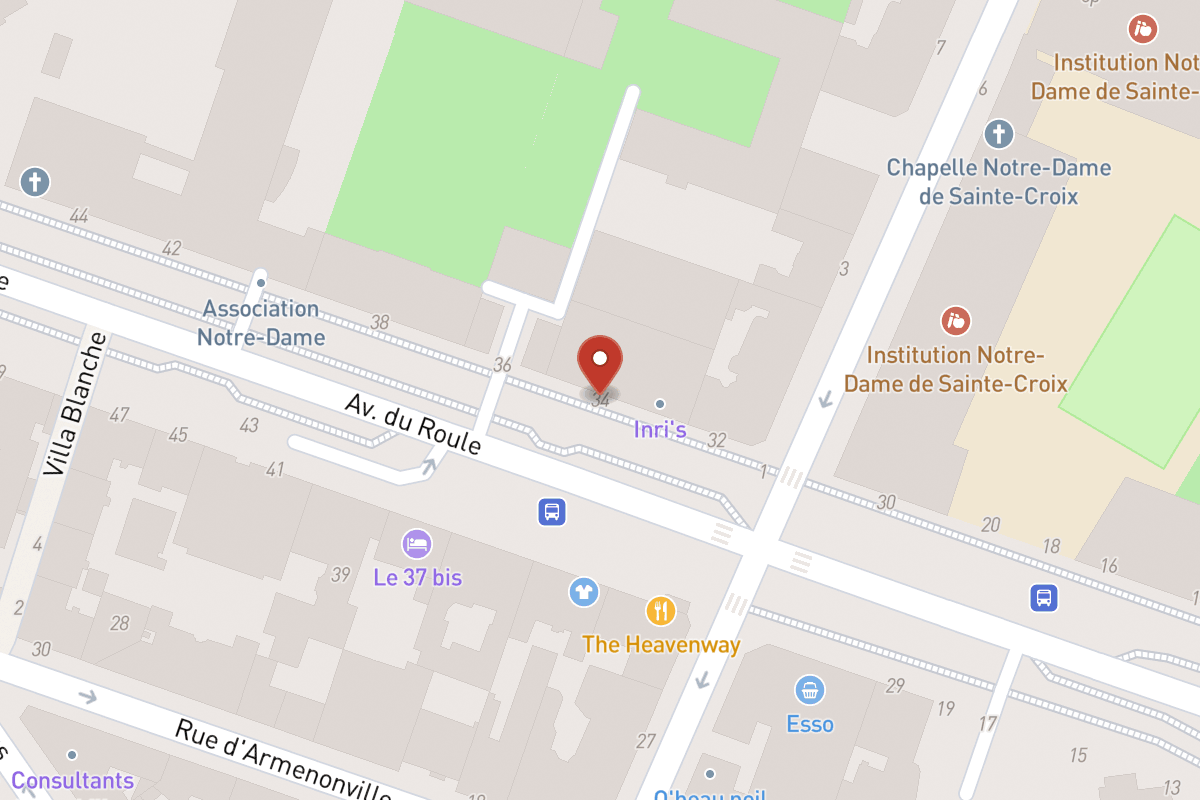 Plan de situation — 34 Avenue du Roule