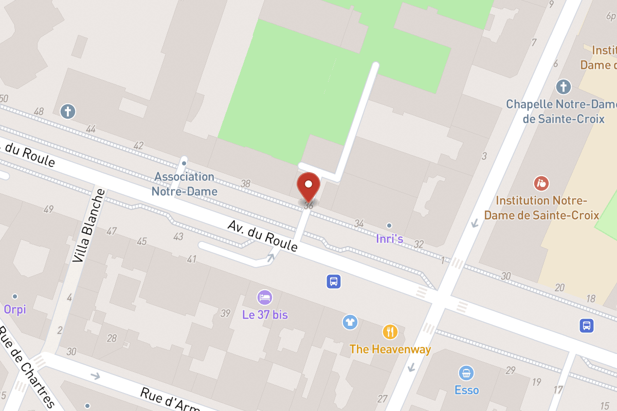 Plan de situation — 36 Avenue du Roule