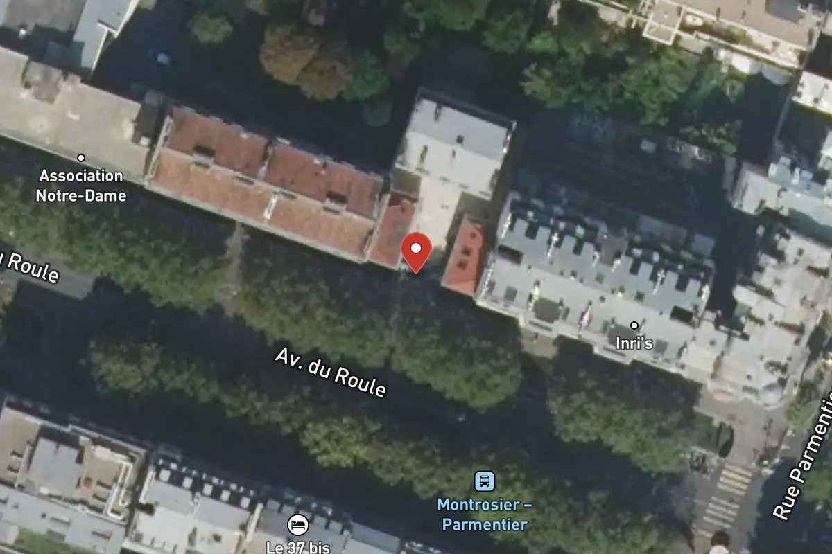Vue satellite — 36 Avenue du Roule