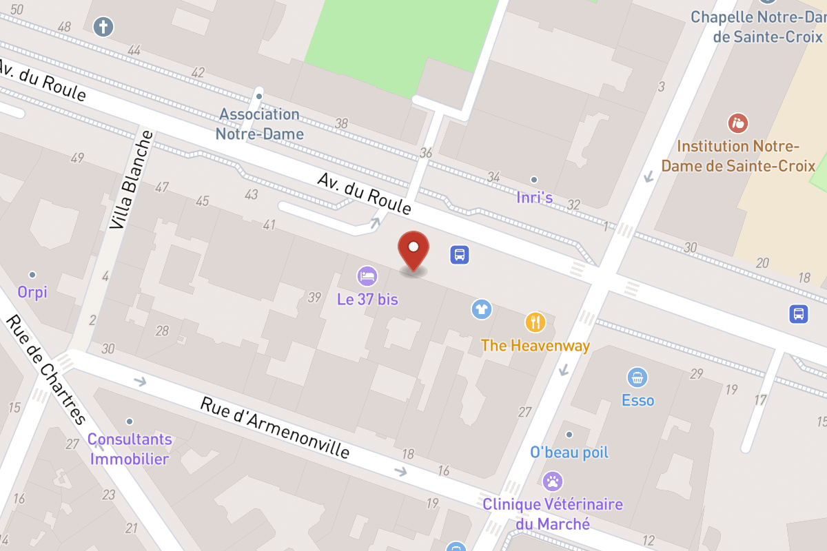 Plan de situation — 37 Avenue du Roule