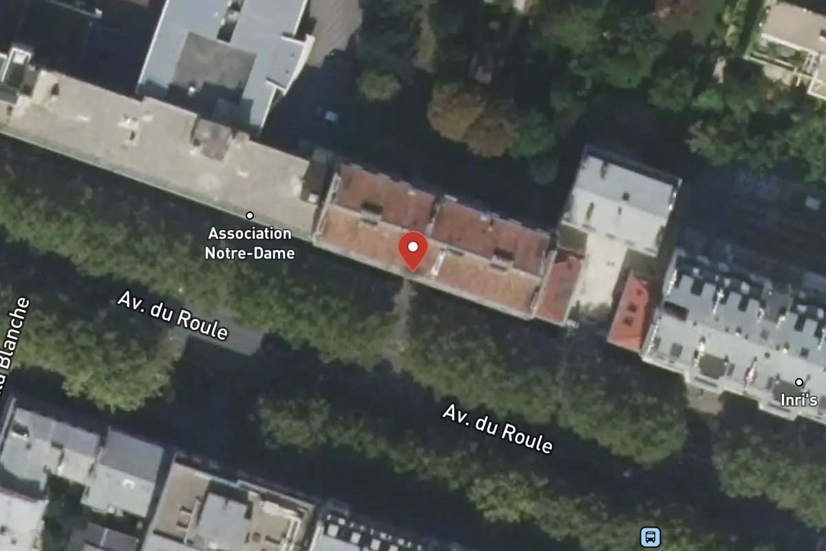Vue satellite — 38 Avenue du Roule