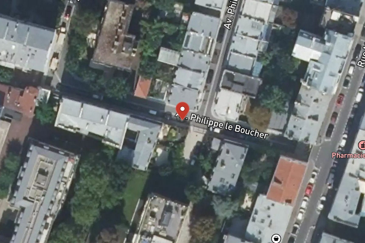 Vue satellite — 3 Avenue du Roule