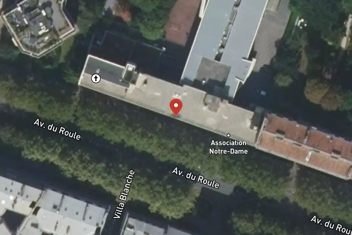 Vue satellite — 42 Avenue du Roule