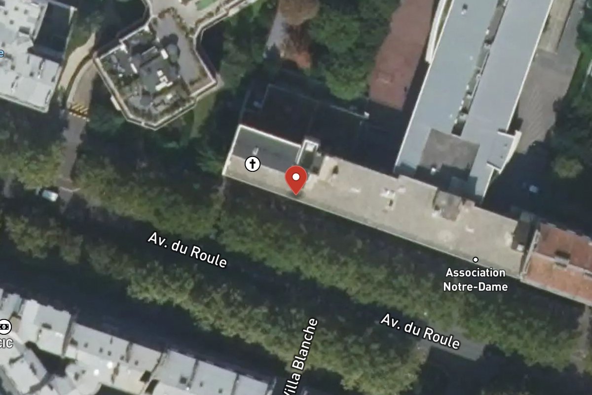Vue satellite — 44 Avenue du Roule