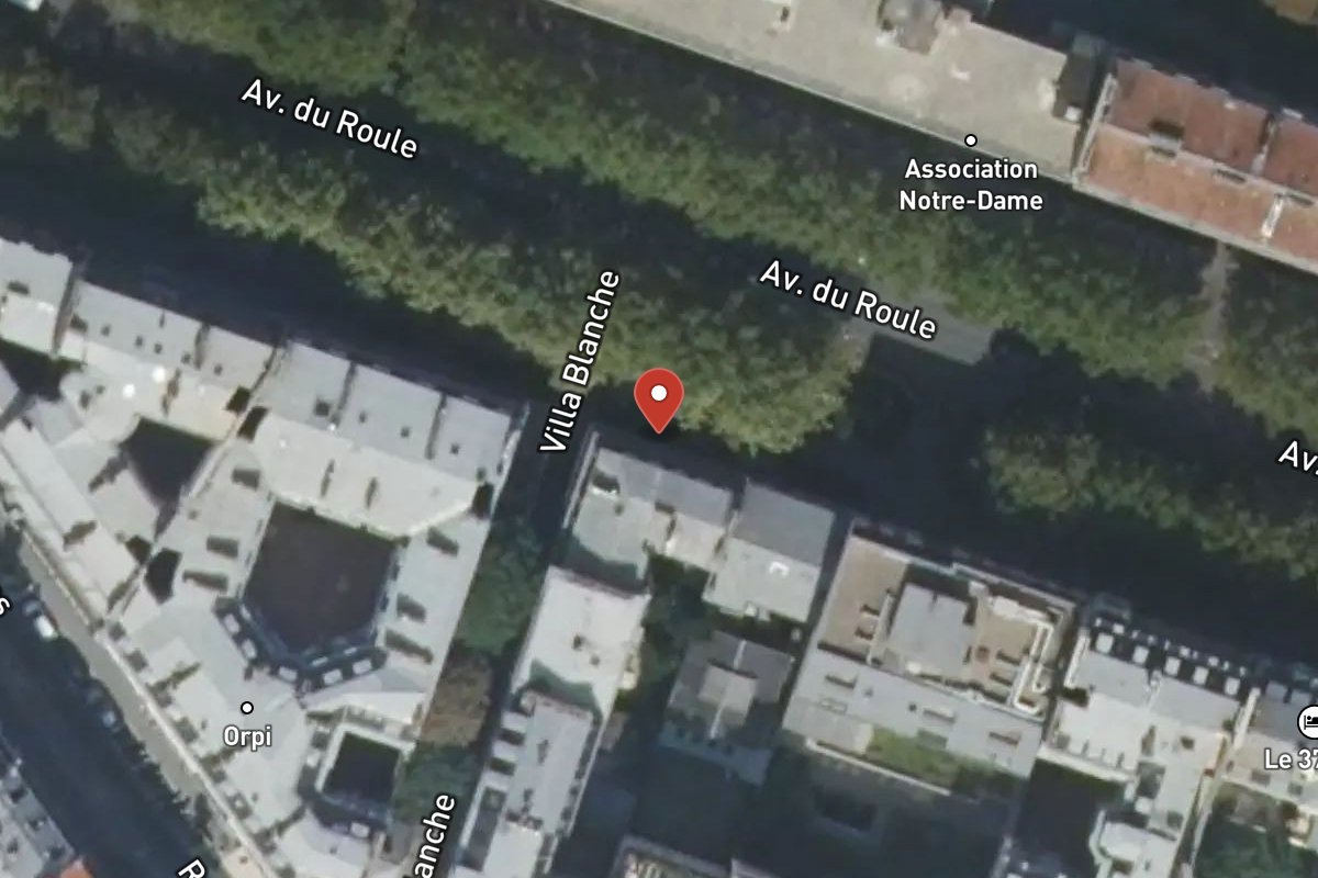 Vue satellite — 47 Avenue du Roule