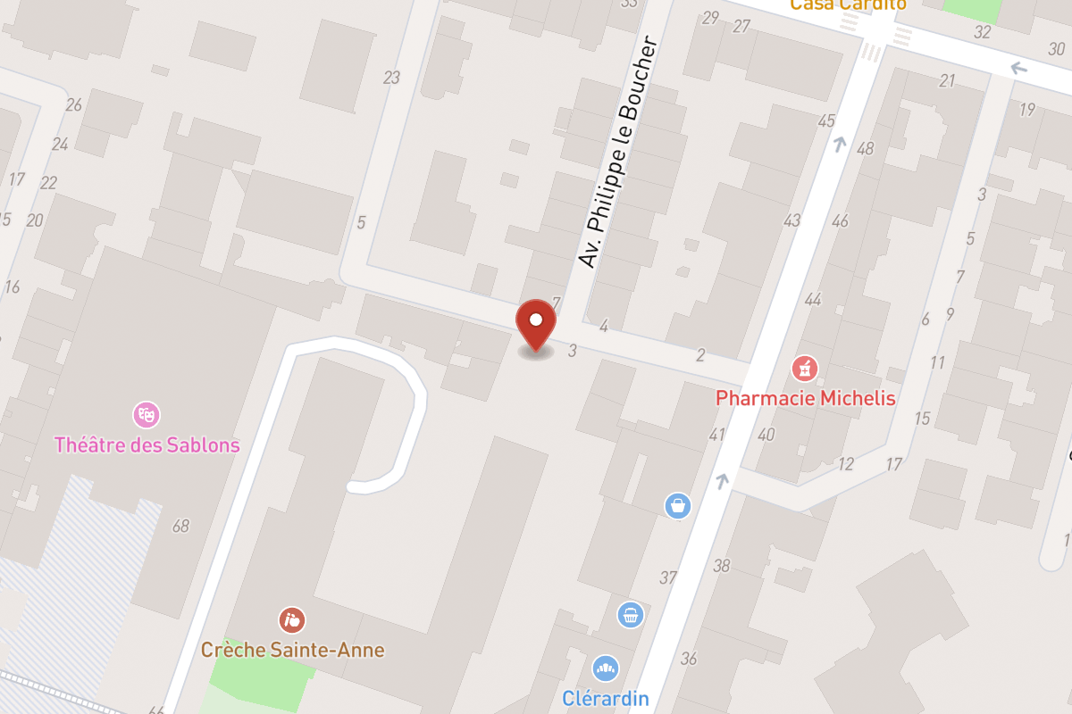Plan de situation — 4 Avenue du Roule