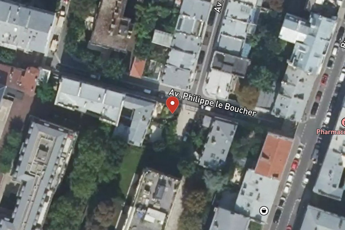 Vue satellite — 4 Avenue du Roule