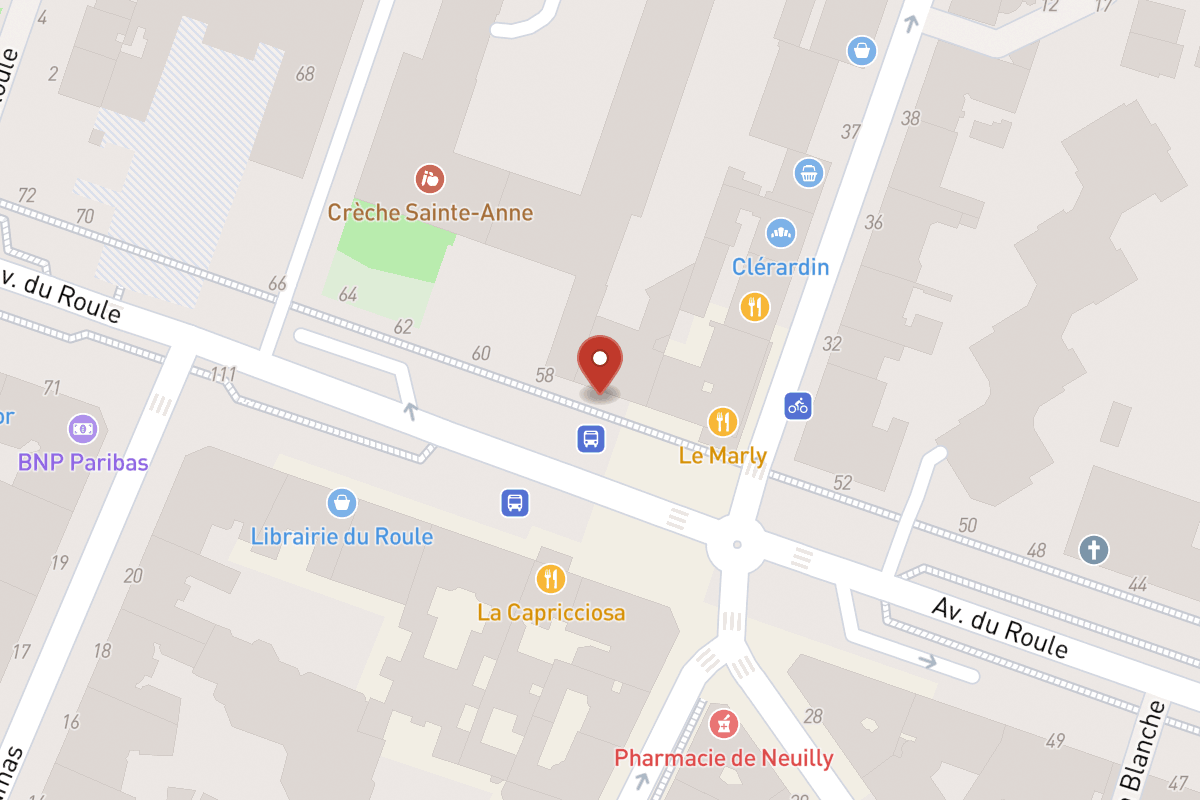 Plan de situation — 56 Avenue du Roule