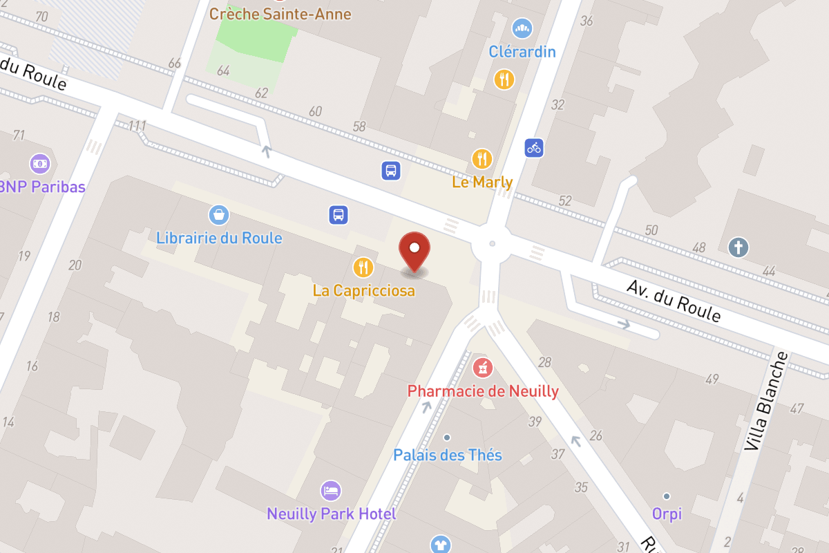 Plan de situation — 59 Avenue du Roule