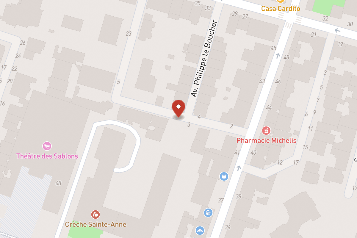 Plan de situation — 5 Avenue du Roule