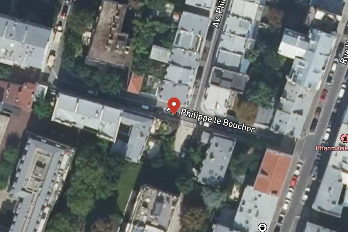 Vue satellite — 5 Avenue du Roule