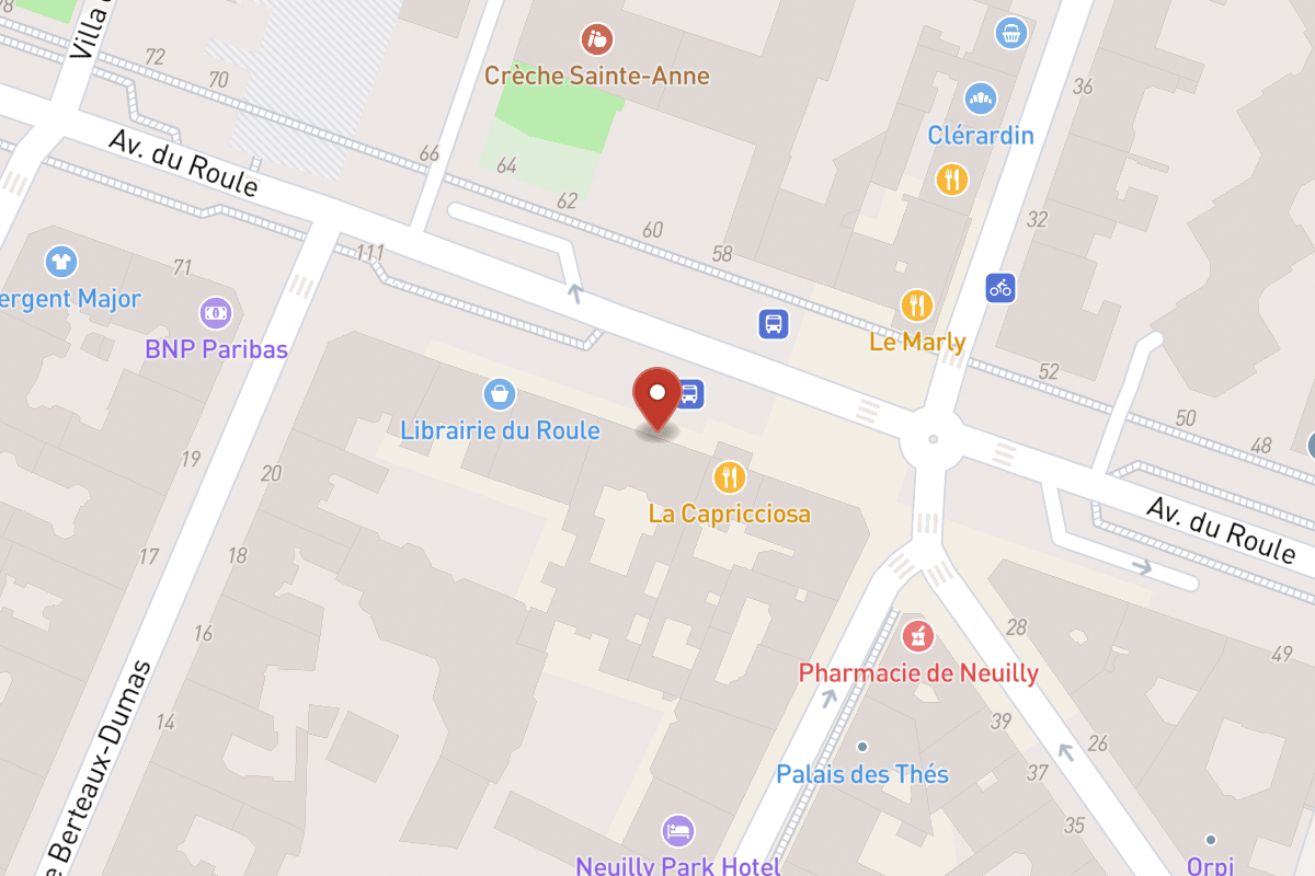 Plan de situation — 63 Avenue du Roule
