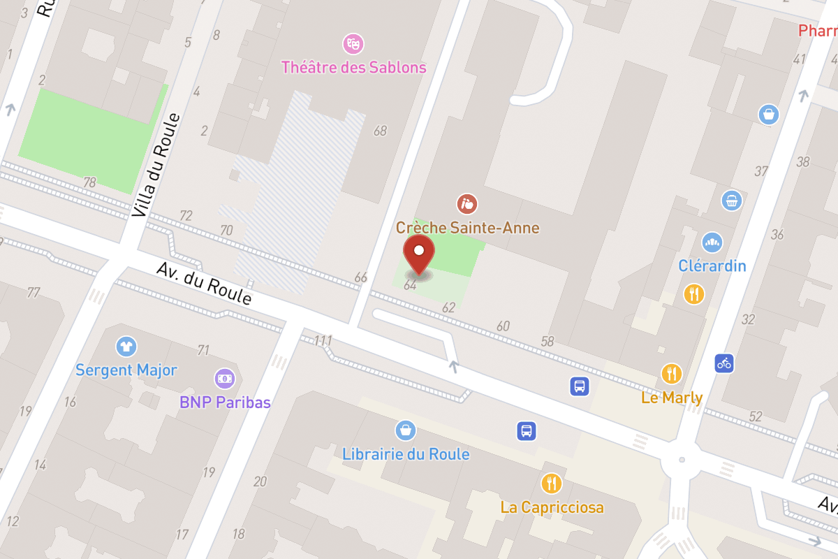 Plan de situation — 64BIS Avenue du Roule