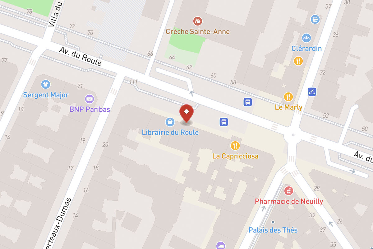 Plan de situation — 65 Avenue du Roule