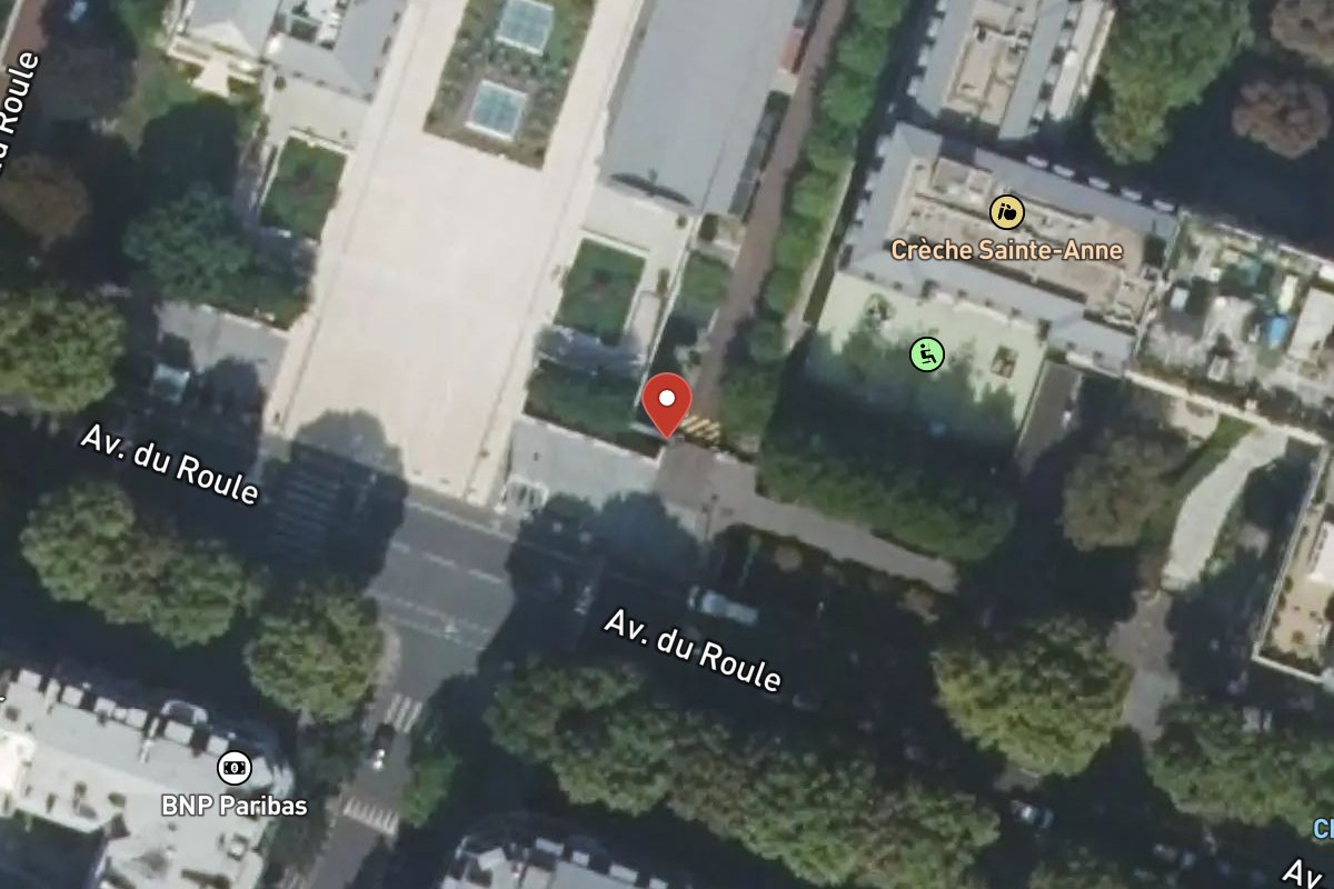 Vue satellite — 66 Avenue du Roule