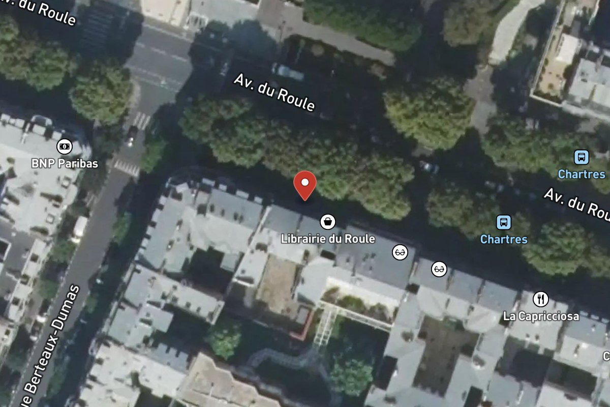 Vue satellite — 67 Avenue du Roule