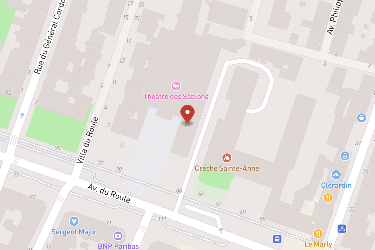 Plan de situation — 68BIS Avenue du Roule
