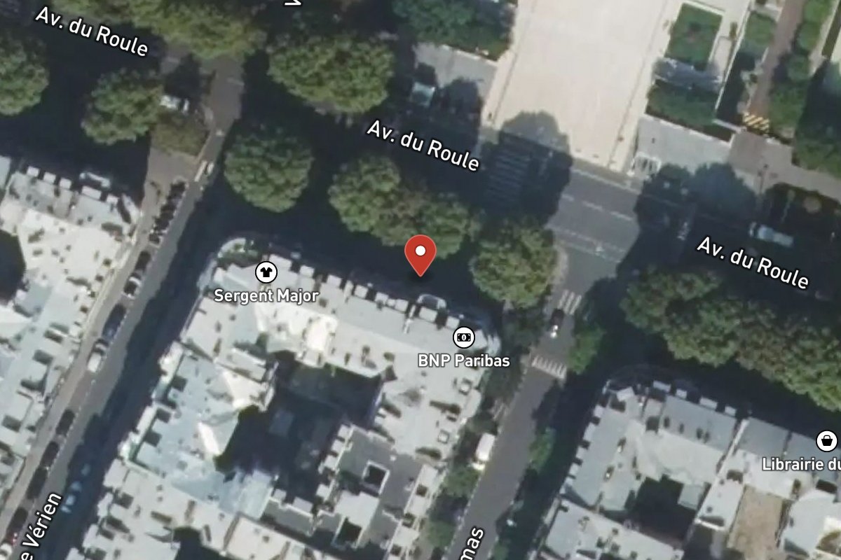 Vue satellite — 71 Avenue du Roule