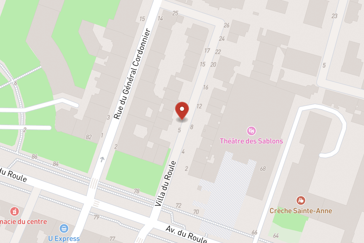 Plan de situation — 7 Avenue du Roule