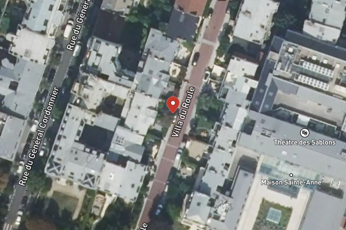 Vue satellite — 7 Avenue du Roule