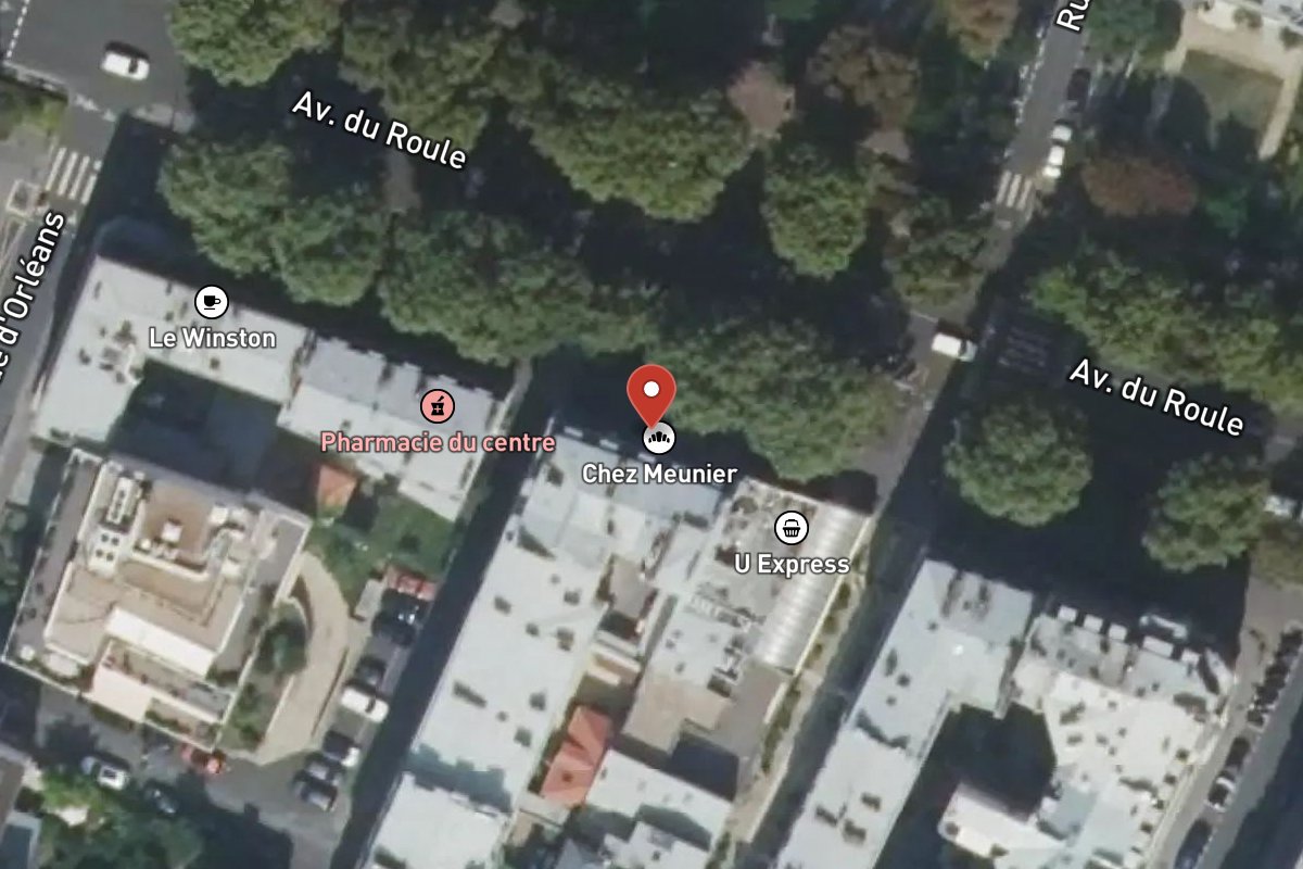 Vue satellite — 85 Avenue du Roule