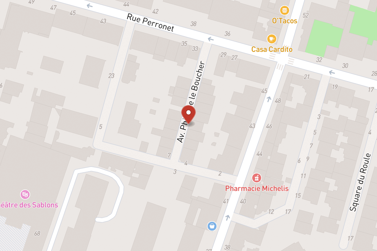 Plan de situation — 10 Avenue Philippe le Boucher
