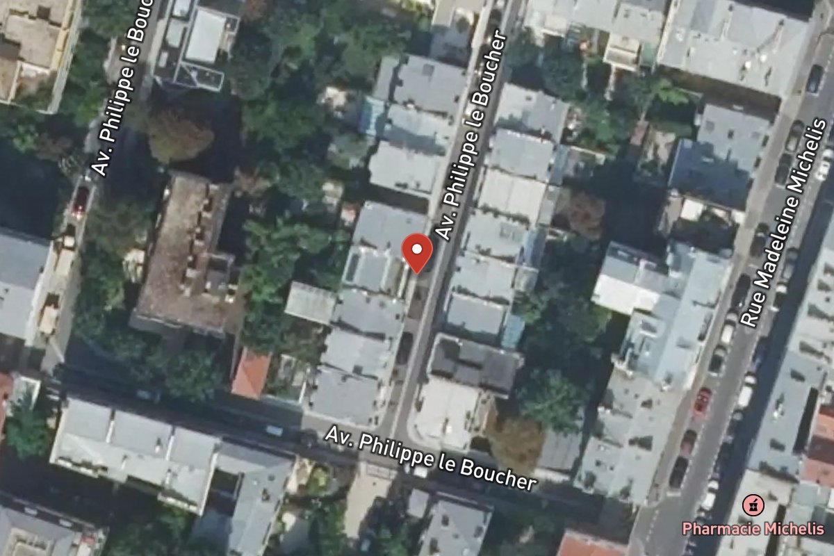 Vue satellite — 11BIS Avenue Philippe le Boucher