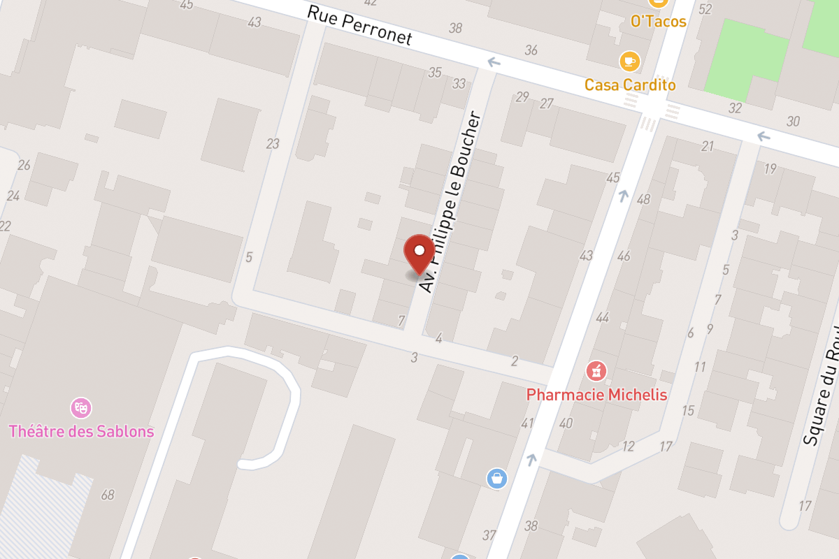 Plan de situation — 11 Avenue Philippe le Boucher