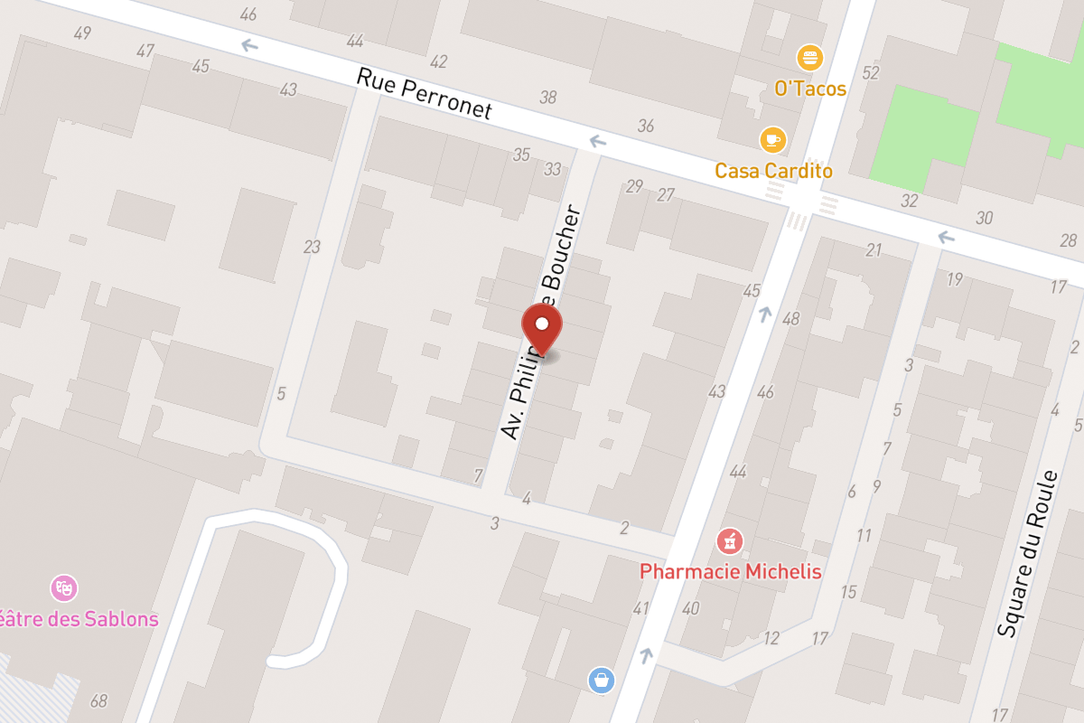 Plan de situation — 12 Avenue Philippe le Boucher