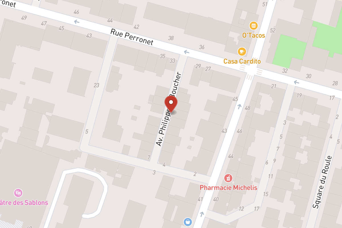 Plan de situation — 14 Avenue Philippe le Boucher