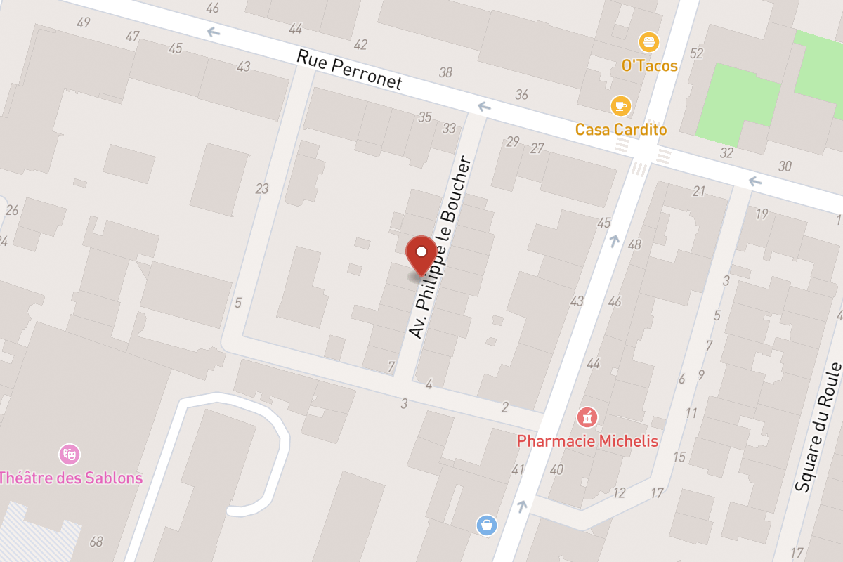 Plan de situation — 15 Avenue Philippe le Boucher