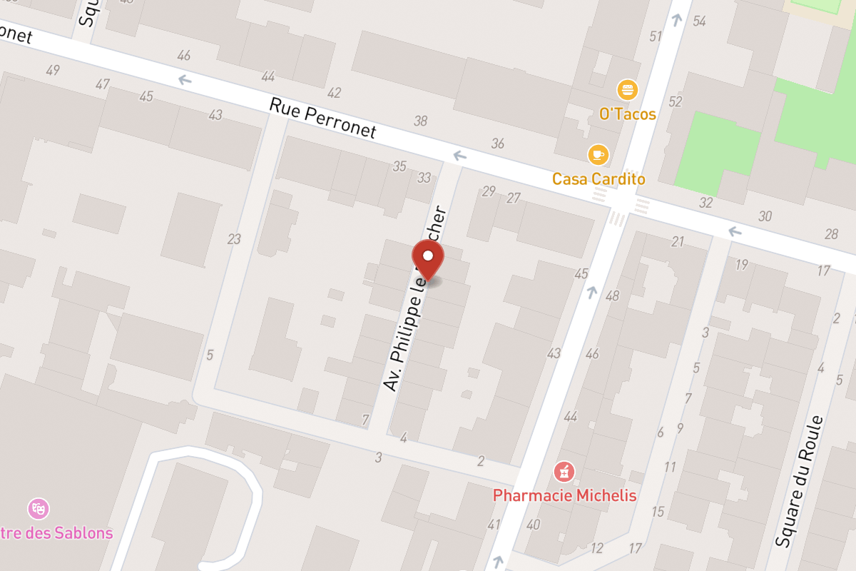 Plan de situation — 16 Avenue Philippe le Boucher