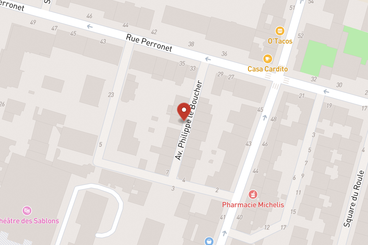 Plan de situation — 17 Avenue Philippe le Boucher