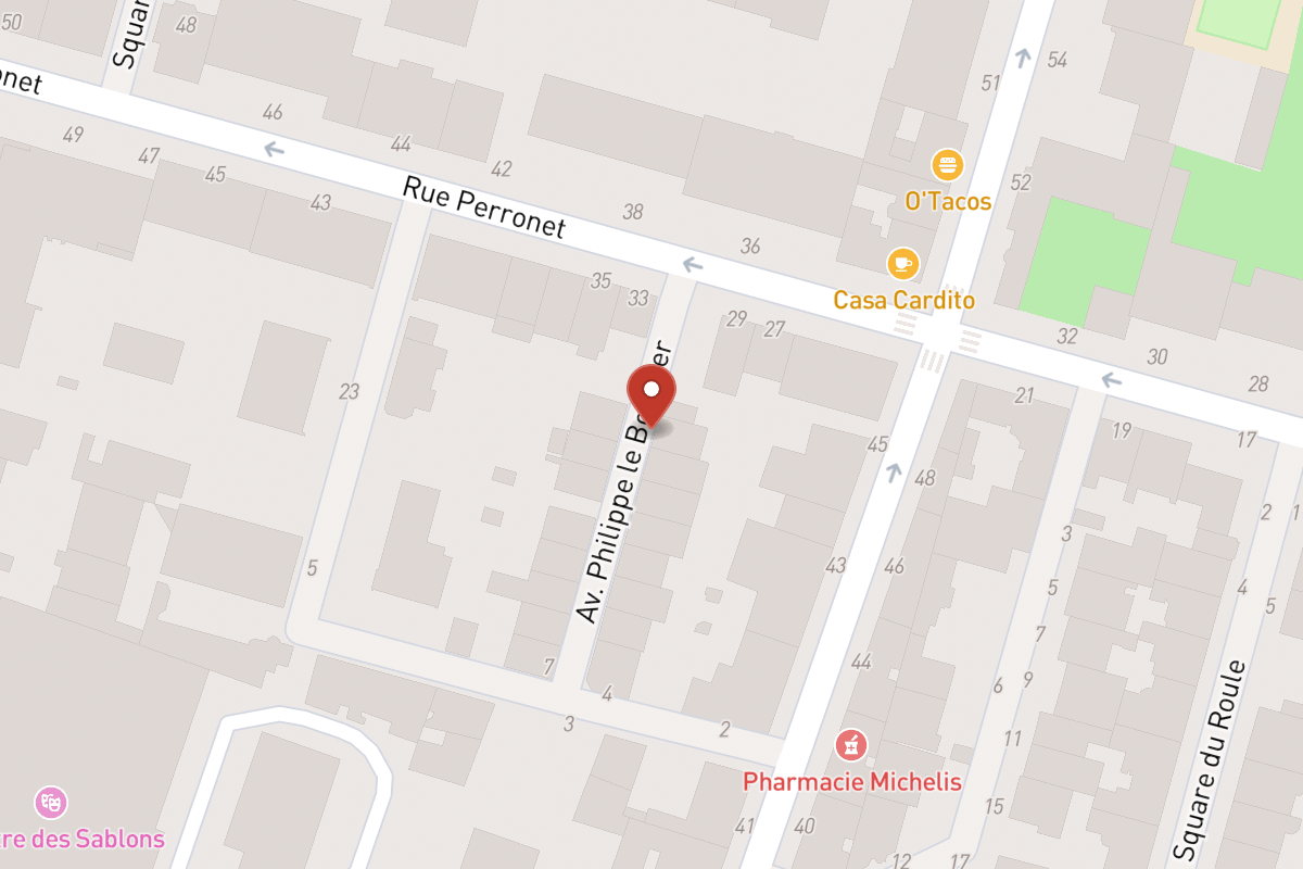 Plan de situation — 18 Avenue Philippe le Boucher